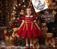 Image 1 of Harrods Christmas dress PREORDER ONLY