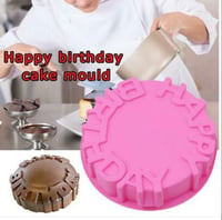 Happy birthday cake mold