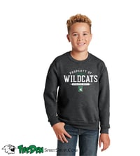 Property Of Wildcats Athletic Dept. - Youth Crew Sweatshirt