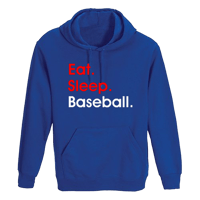 Eat. Sleep. Baseball. Hoodie (Royal Blue)