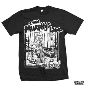 Image of MURPHY'S LAW "I Saw Murphy's Law and Lived" Black T-Shirt