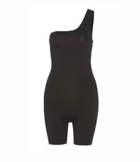 Image 2 of Black | One Shoulder Jumpsuit 