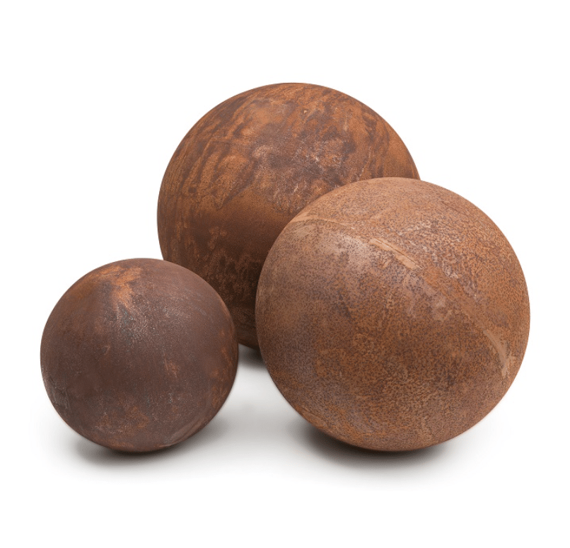 Image of Corten Garden Sphere