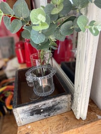 Image 1 of Vintage Black Grey Box Tray