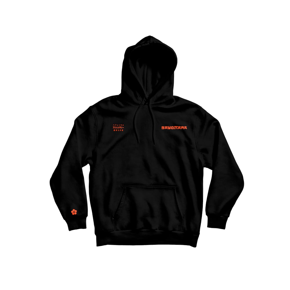 Image of Sweat SAYONARA (Black/Orange)