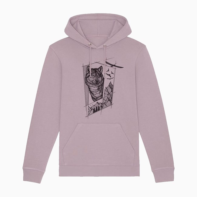 Wolf Mountain Hoodie Organic Cotton