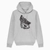 Howling Wolf Hoodie Organic Cotton