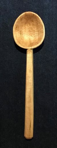 Image 2 of Large Sycamore serving or cooking spoon