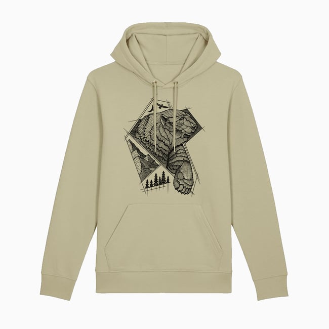 Polar Bear Hoodie Organic Cotton