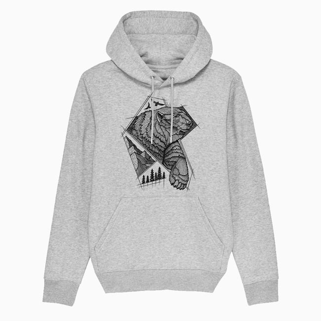 Polar Bear Hoodie Organic Cotton
