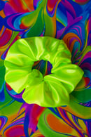 Image 2 of SCRUNCHIES satin fluo