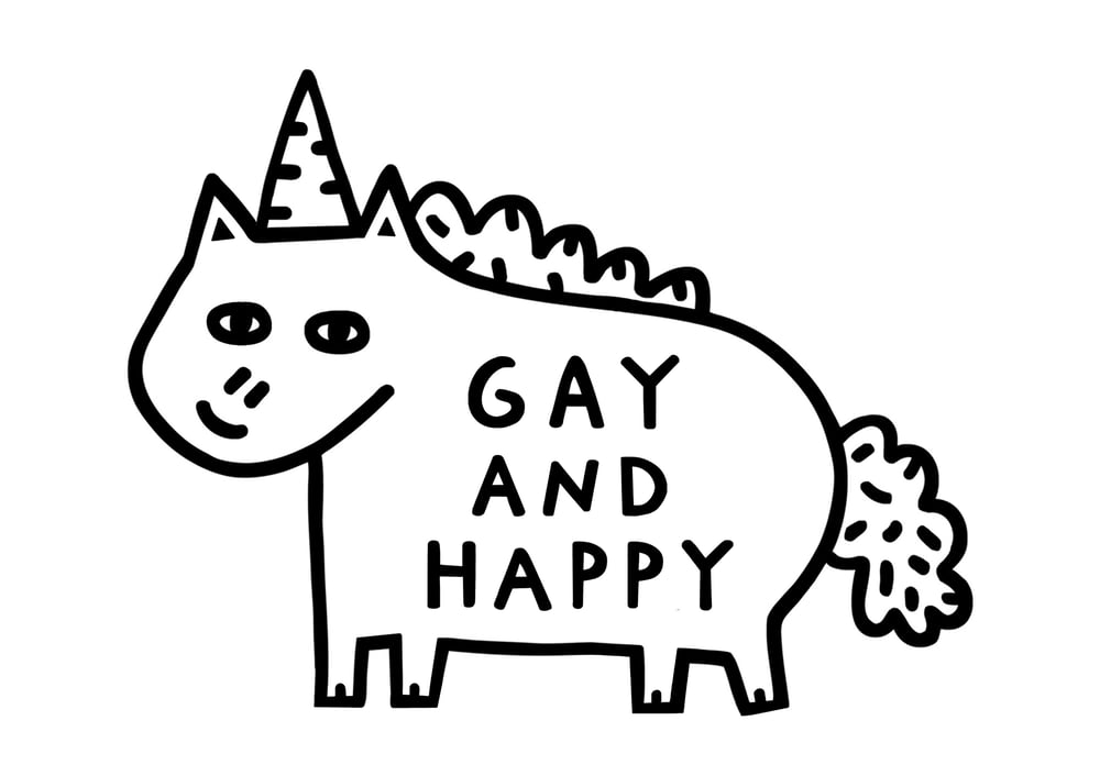 Image of Gay and Happy Pride Sweatshirts