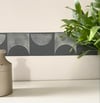 Scully Tile Border Stencil for Floors, Walls and Furniture I Geometric Tile Border Stencil