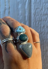 Image 2 of Turquoise Three Stone