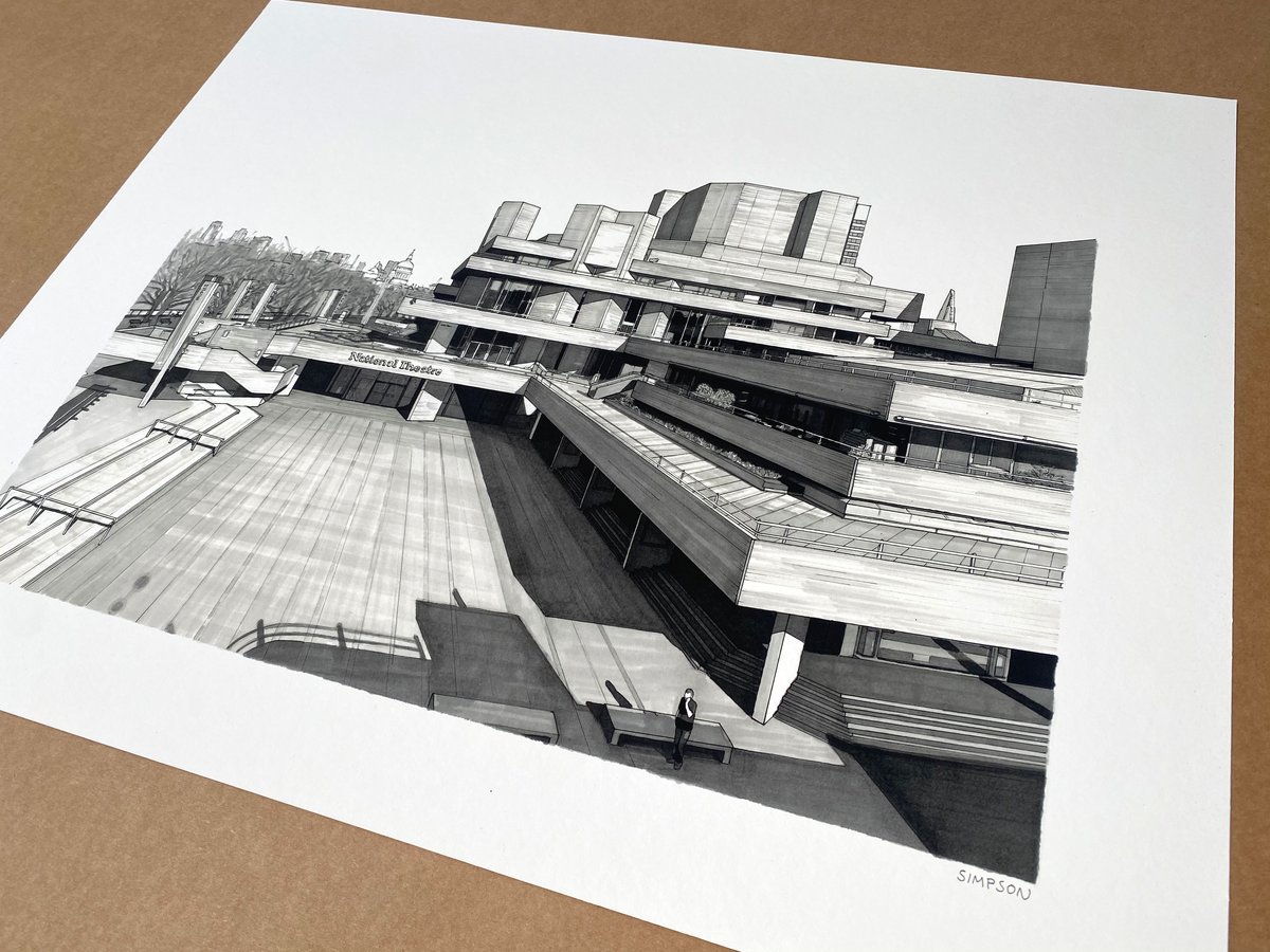 NATIONAL THEATRE, ST PAUL’S & THE SHARD // LIMITED EDITION PRINT