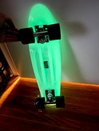 Image 2 of Street Surfing Plastic Cruiser Skateboard - Glow in the Dark