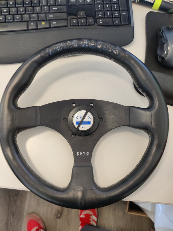 Image of Keys leather steering wheel 320mm