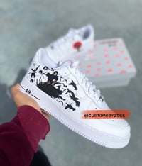 Image 1 of Itachi and Eyes Custom Airforces 