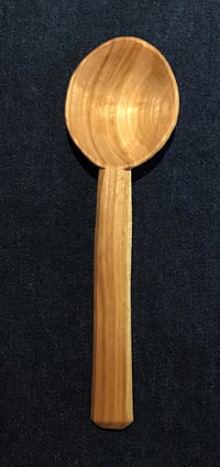 Image 1 of Wild Cherry Serving or Cooking Spoon