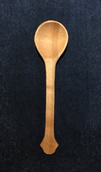 Wild Cherry Medieval Style Serving or Cooking Spoon