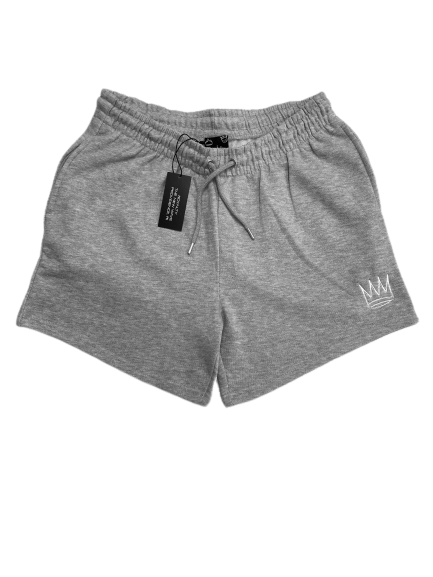 Image of GREY “CROWN” SHORTS