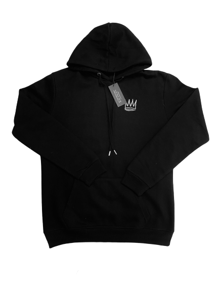 Image of BLACK “CROWN” HOODIE