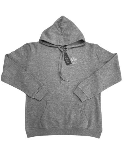 Image of GREY “CROWN” HOODIE