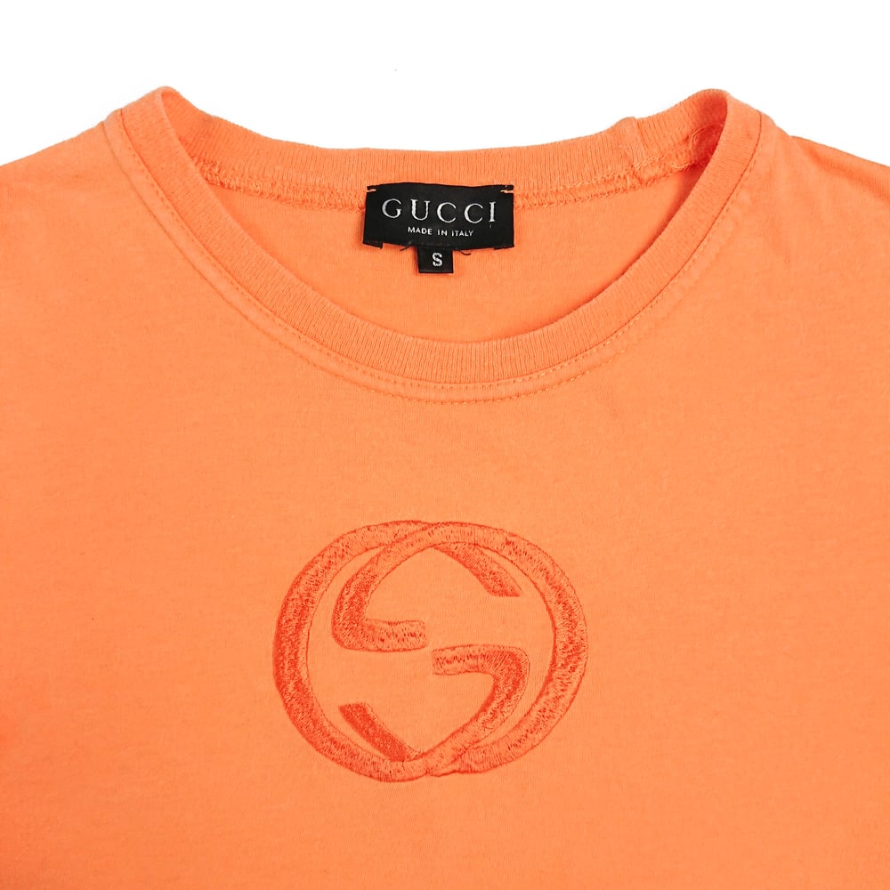 Image of Gucci by Tom Ford 1996 Logo T-shirt