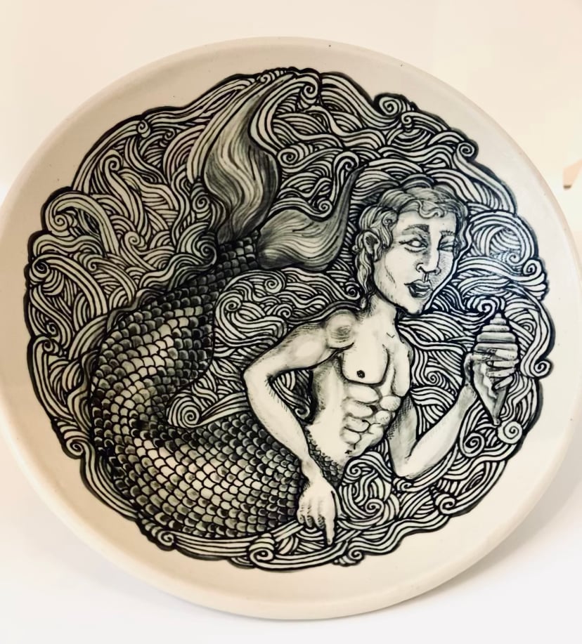 Image of Merman Shallow Bowl