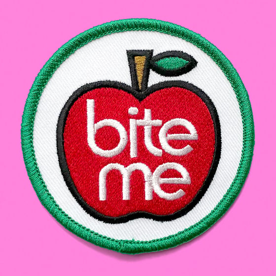 Image of “BITE ME” PATCH.