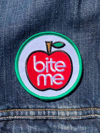 Image 2 of “BITE ME” PATCH.