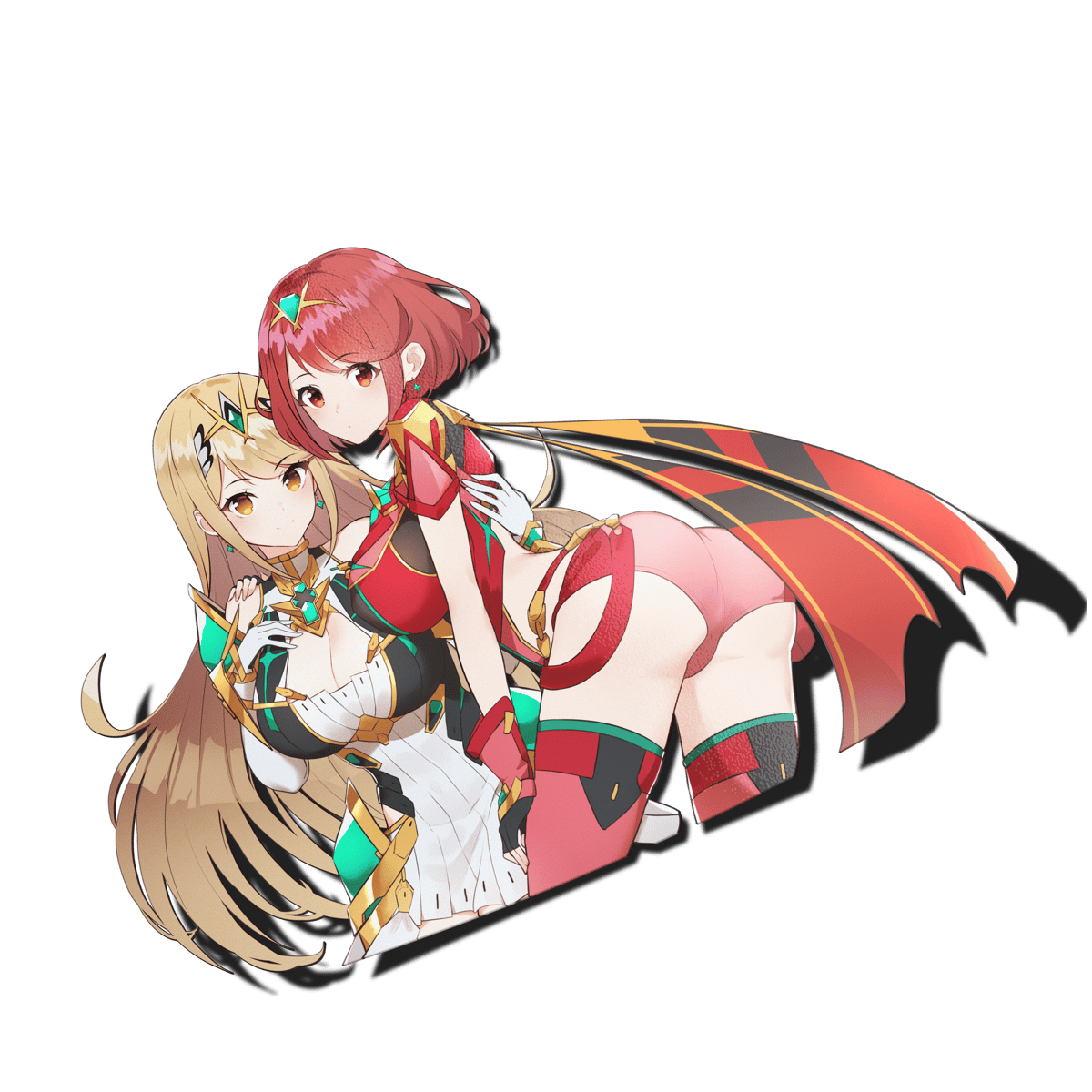 pyra mythra statue