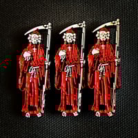 Image 2 of SANTA MUERTE ENAMEL PIN