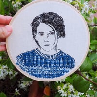 Image 2 of Conor Oberst hand embroidered portrait 