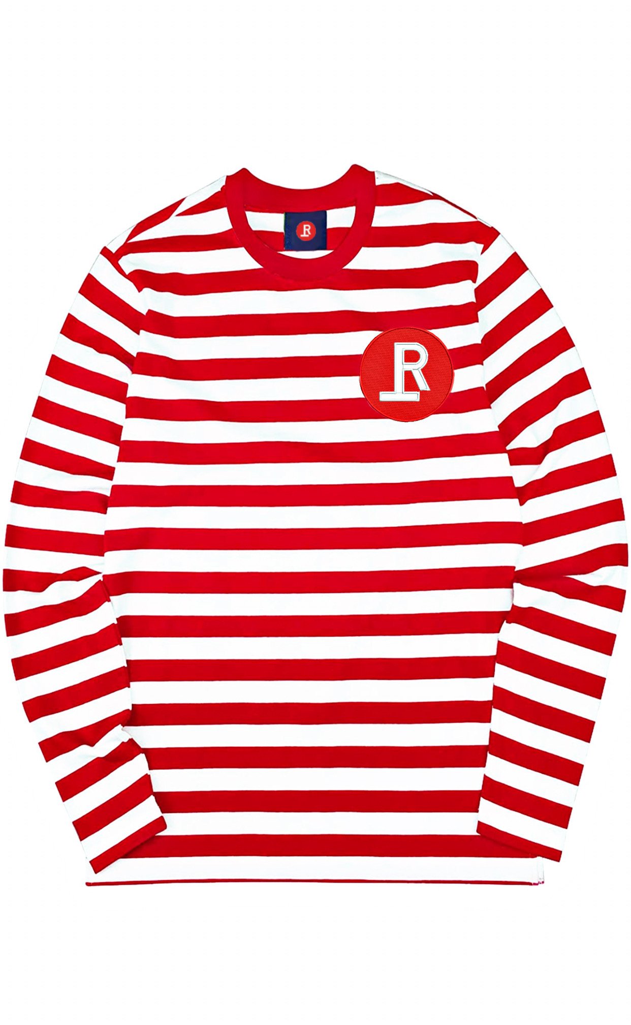 Image of Red & White Revenue Stripe Tee