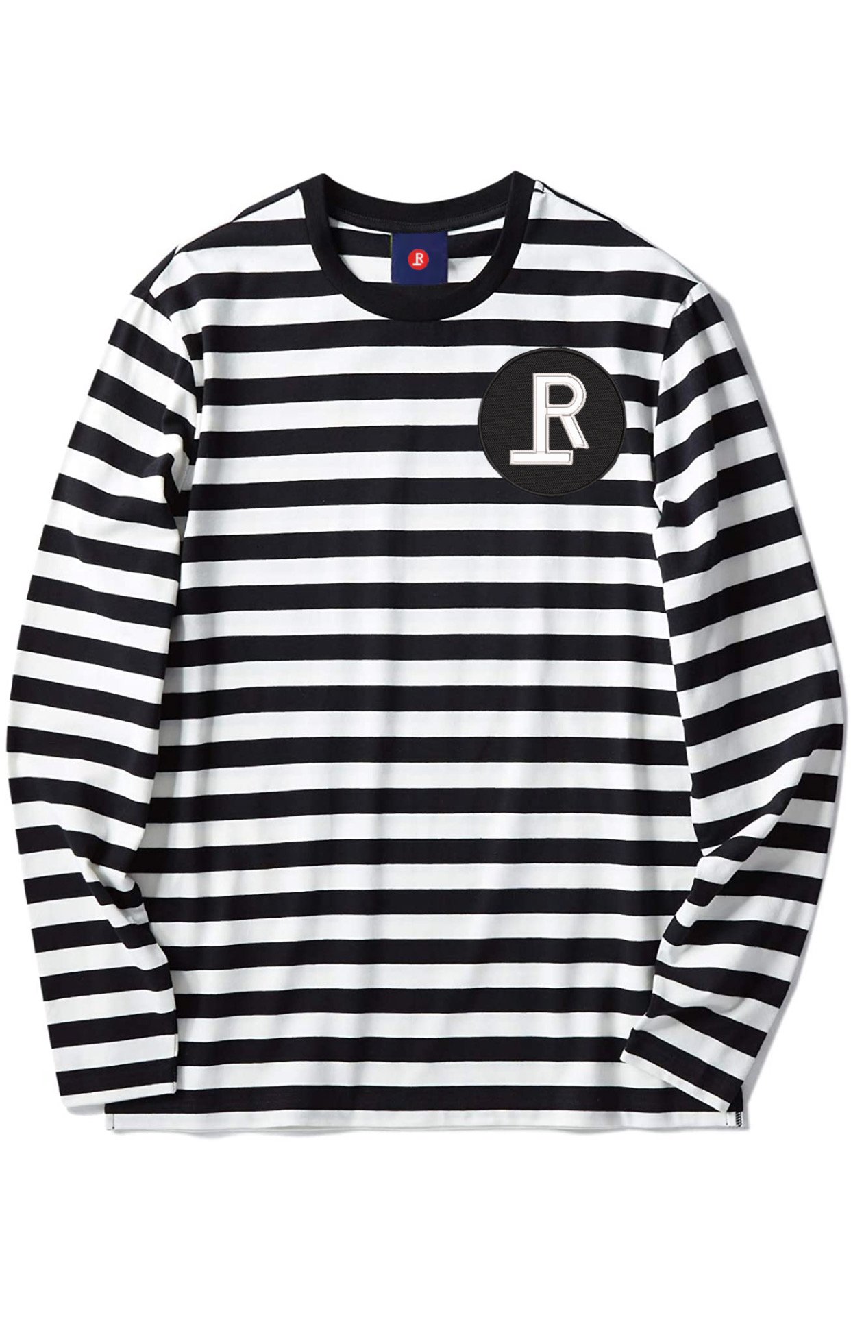 Image of Black & White Revenue Stripe Tee 