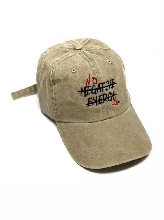 Image of No Negative Energy Khaki Hat