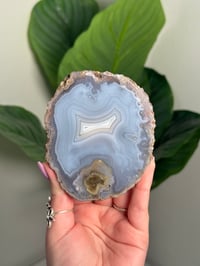 Image 1 of MOROCCAN BLUE AGATE A