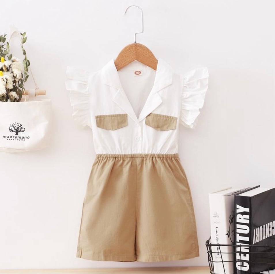 Image of Ariel ruffle romper 