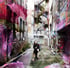 Colour the City throw cushion  Image 3