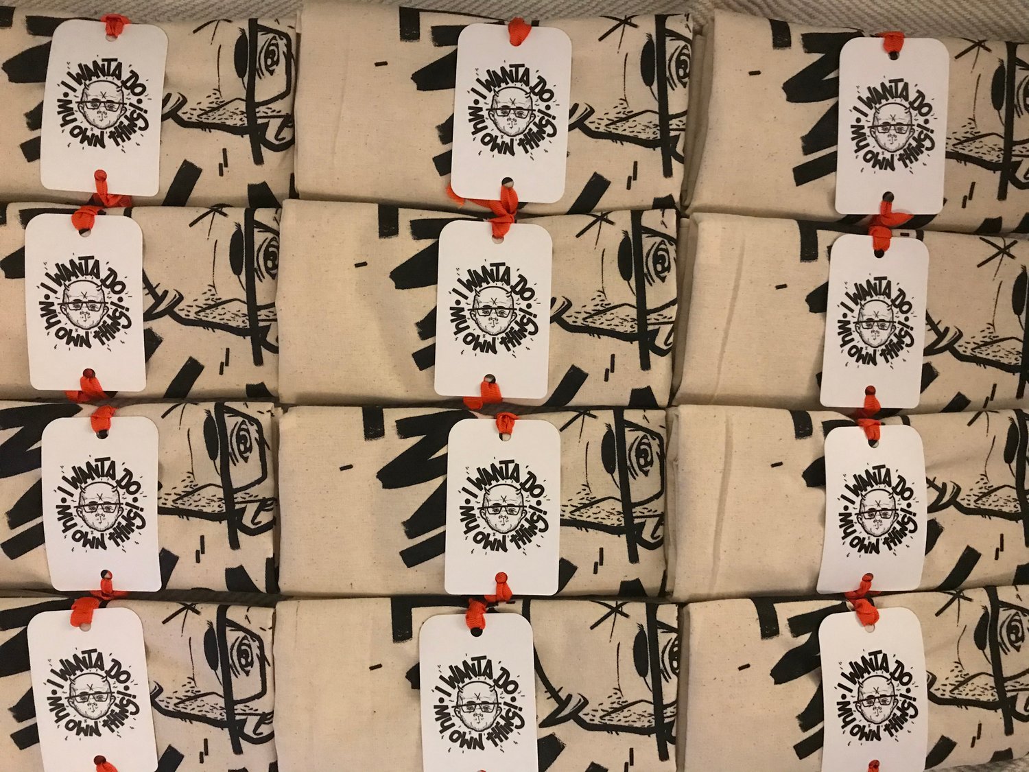 Image of Iwdmot tote bag plus stickers