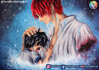 Image 1 of Shanks & Luffy POSTER / PRINT