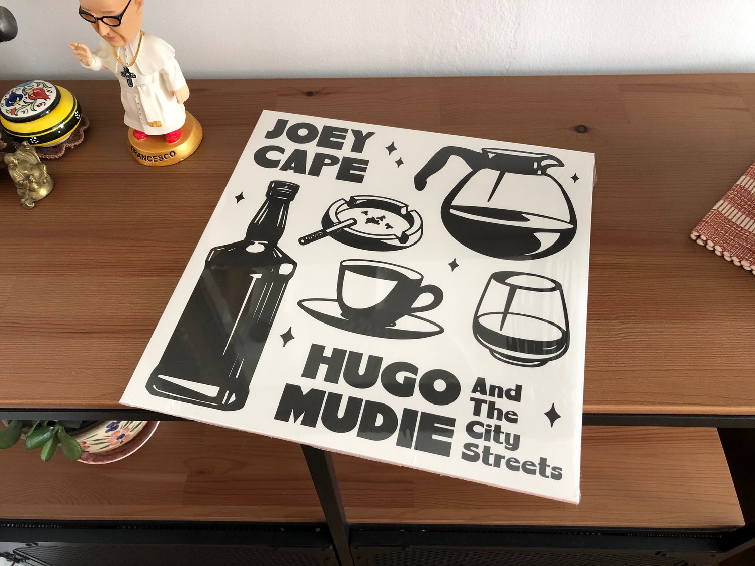 Image of Joey Cape / H.Mudie & The City Streets split 12'' ( Clear "Relish-Moutarde" )