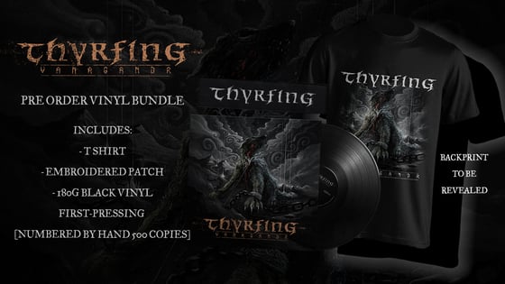 Image of Pre-order: THYRFING - Vanagandr - 1st pressing package (vinyl, t-shirt, patch)