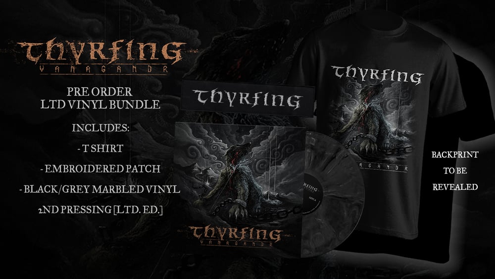Image of THYRFING - Vanagandr - 2nd pressing package (vinyl, t-shirt, patch)