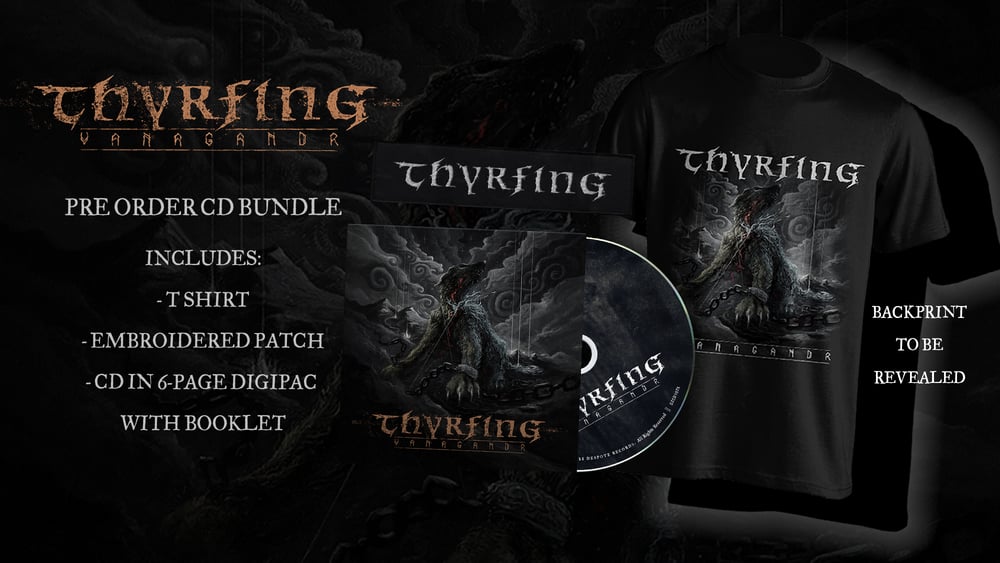 Image of THYRFING - Vanagandr - CD package (CD, t-shirt, patch)