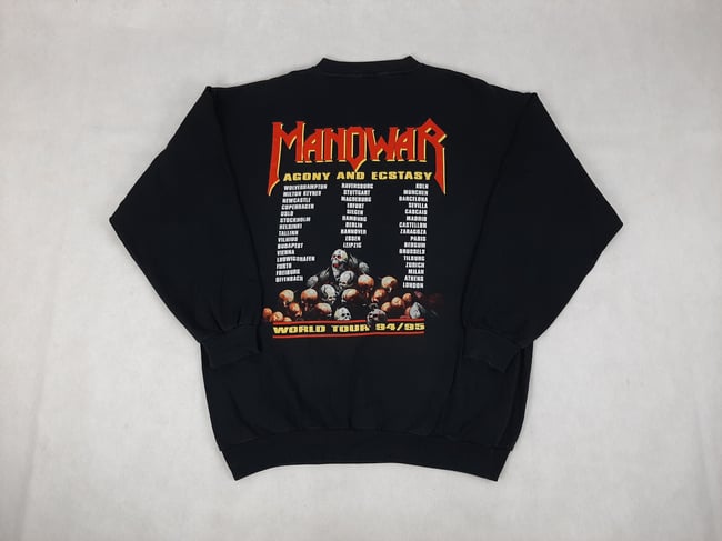 1994 Manowar Tour Sweater