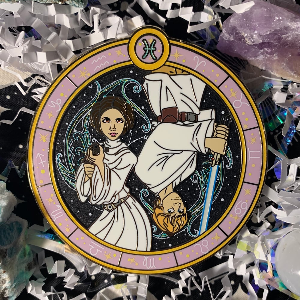 Pisces Luke & Leia Pin
