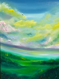 Image 1 of “Evening Quiet” oil on canvas 24”x30”