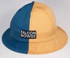 Blue and gold bucket 